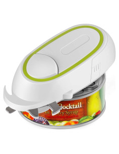 Abrelatas Eléctrico GTComexpet Automático 0.27 kg Verde y Blanco