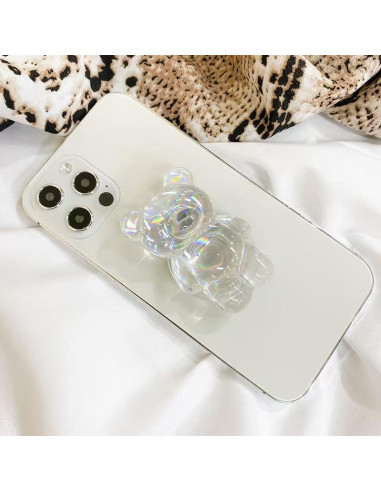 Soporte de Agarre Móvil Expandible Oso 3D 2 Pcs HywkingGrt