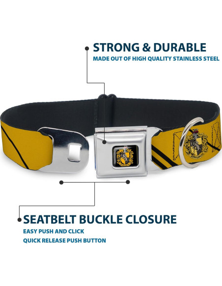 Collar para Perros Warner Bros. Hufflepuff 50.8-78.7 cm