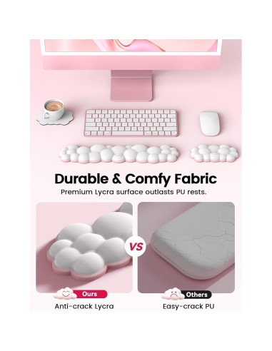 Conjunto Reposamuñecas Vaydeer Ergonómico 3 en 1 - Espuma