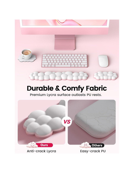 Conjunto Reposamuñecas Vaydeer Ergonómico 3 en 1 - Espuma