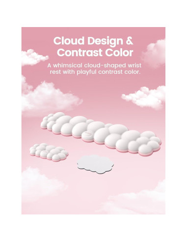 Conjunto Reposamuñecas Vaydeer Ergonómico 3 en 1 - Espuma