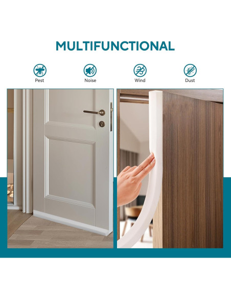 Cinta de Espuma Aislante Fioxcomko 3 Rollos 5.94 m Blanca