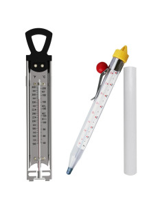 Termómetro de Caramelo con Clip ZKOOER - Paquete de 2, Acero Inoxidable