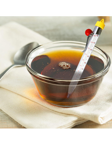 Termómetro de Caramelo con Clip ZKOOER - Paquete de 2, Acero Inoxidable