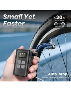 Mini Bomba de Bicicleta TOOLBOOX WK-BL01 150 PSI Portátil 2