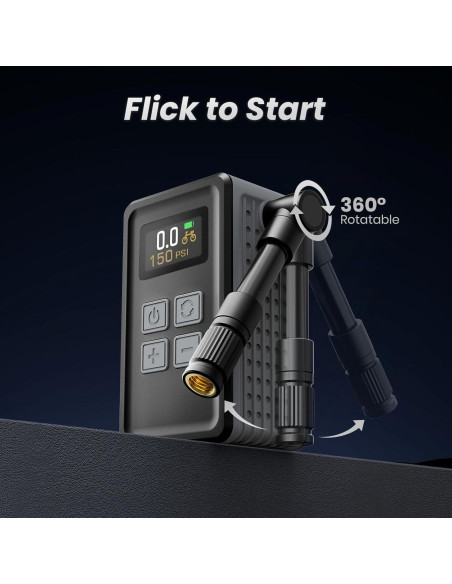 Mini Bomba de Bicicleta TOOLBOOX WK-BL01 150 PSI Portátil