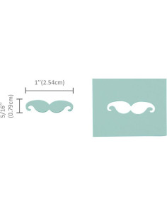 Troquel de Papel Bira Craft Bigote 2.54 cm para Manualidades 2