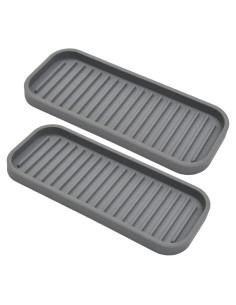 Soporte de Esponja de Silicona Gosmol Gris 2 Piezas 22.86x8.89 cm