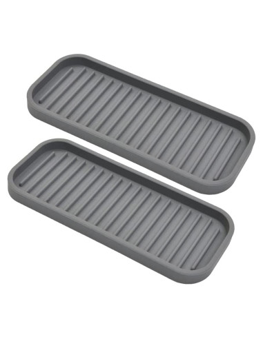 Soporte de Esponja de Silicona Gosmol Gris 2 Piezas 22.86x8.89 cm