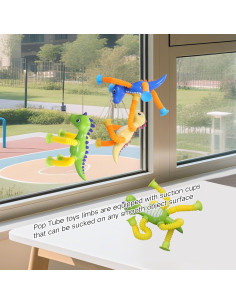 Juguete Antiestrés DoDoMagxanadu Cocodrilo 4 Tubos Pop 2