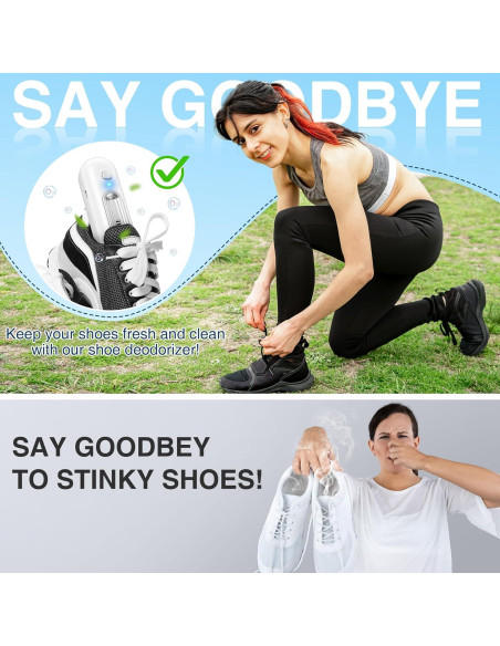 Desodorante de Zapatos Qualirey - Eliminador de Olores 2 Pzs
