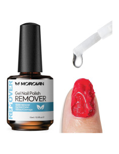 Removedor de Esmalte de Uñas en Gel Morovan 15ml Sin Acetona