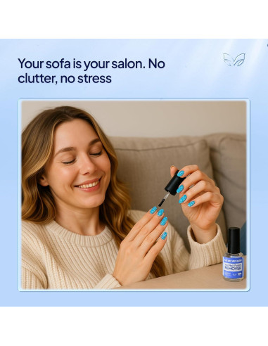 Removedor de Esmalte de Uñas en Gel Morovan 15ml Sin Acetona