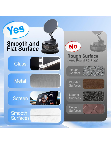 Soporte Magnético para Teléfono de Coche SINGARO 360 Ajustable