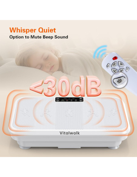 Placa de Vibración VITALWALK 3D para Drenaje Linfático 150 kg
