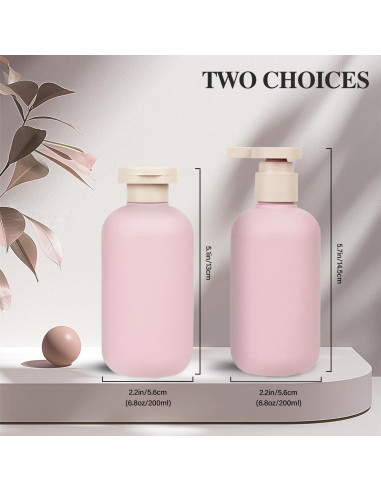 Botellas Reutilizables de Champú y Acondicionador ShanySheny 200ml