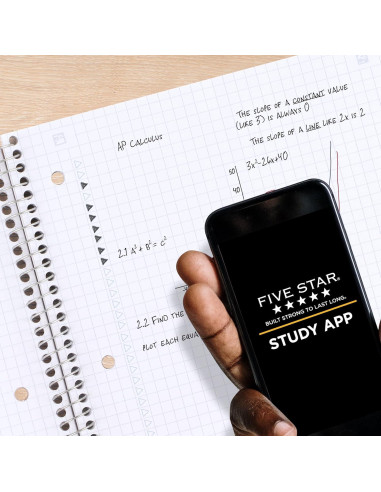 Cuaderno Espiral Five Star 1 Asignatura 100 Hojas Cuadriculado Verde