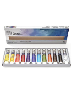 Set de Acuarelas Cotman Winsor & Newton 12 Colores 8ml
