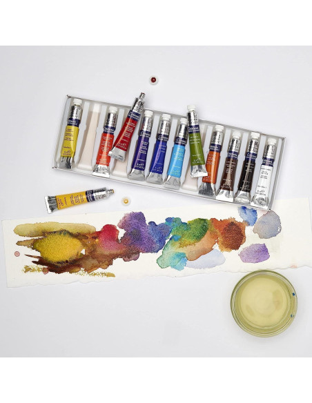 Set de Acuarelas Cotman Winsor & Newton 12 Colores 8ml