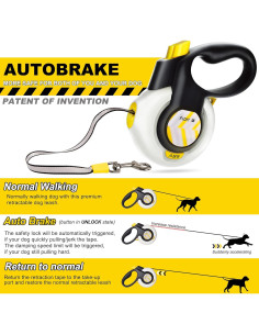 Correa Retráctil para Perros FIDA AutoBrake 4.88m Pequeña 2