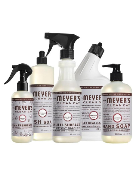 Kit de Limpieza Sra. Meyer's - 6 Productos Lavanda 76.5 Fl Oz