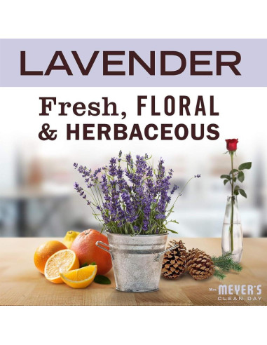 Kit de Limpieza Sra. Meyer's - 6 Productos Lavanda 76.5 Fl Oz