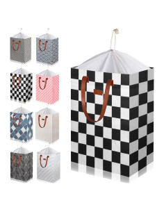 Cesta de Ropa Impermeable TeLUVHome 306L Plegable con Tapa