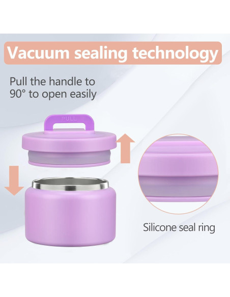 Termo de Comida Caliente para Niños PIQUEBAR 8oz Acero Inoxidable