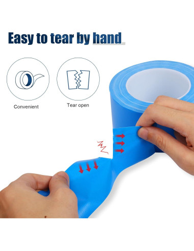 Cinta Adhesiva Azul Resistente Harciety 4.8 cm x 32 m Impermeable
