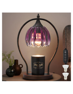 Calentador de Velas Goodbuy Regulable con Temporizador Púrpura