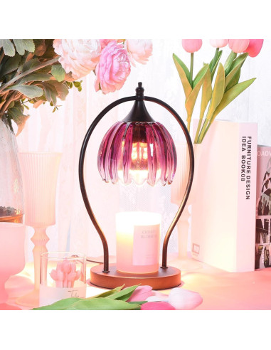 Calentador de Velas Goodbuy Regulable con Temporizador Púrpura