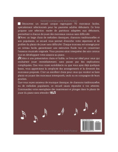 Methode Piano Debutant Adulte: 70 Morceaux Faciles pour Piano - Classiques, Chansons Populaires et Airs Célbres (French Edition) 2