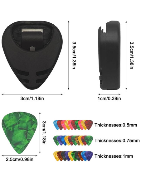 Juego de Accesorios para Guitarra SourceTon 40 Piezas