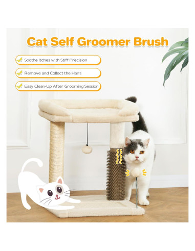 Torre para Gatos Pequeños Made4Pets 50.8 cm Beige 4 en 1