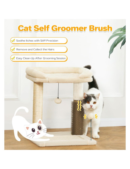 Torre para Gatos Pequeños Made4Pets 50.8 cm Beige 4 en 1