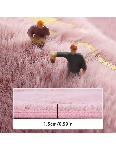 Juego de 3 Alfombrillas de Baño Antideslizantes Eanpet Mármol Negro Dorado