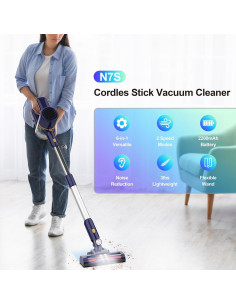 Aspiradora Inalámbrica Powaert N7S 6 en 1 210W 0.77kg 2