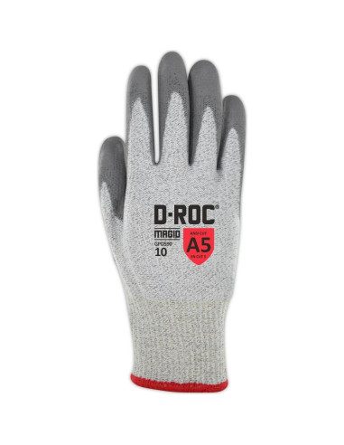 Guantes de Trabajo MAGID D-ROC GPD590 A5 12 Pares T10 Gris