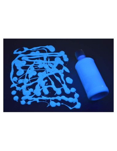 Pintura Acrílica Fluorescente DirectGlow 16oz Blanca UV
