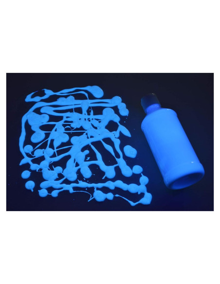 Pintura Acrílica Fluorescente DirectGlow 16oz Blanca UV