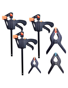 Juego de Abrazaderas F Markeny 3 Piezas para Carpintería