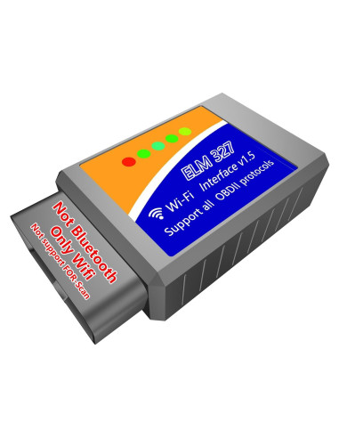 Adaptador OBD2 ELM327 WiFi ULTRAOBD para iOS y Android