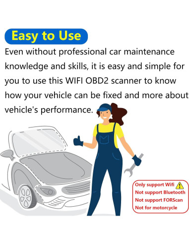 Adaptador OBD2 ELM327 WiFi ULTRAOBD para iOS y Android