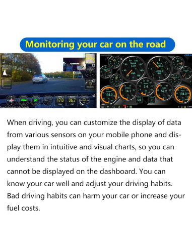 Adaptador OBD2 ELM327 WiFi ULTRAOBD para iOS y Android