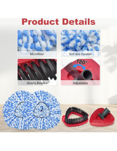 Juego de Cabezal de Repuesto para Mop Giratorio OCedar RinseClean 2