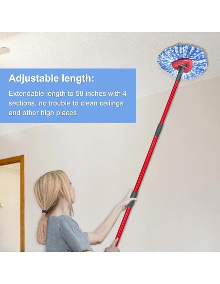 Juego de Cabezal de Repuesto para Mop Giratorio OCedar RinseClean