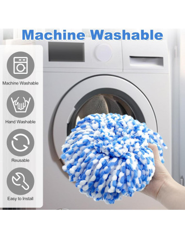 Juego de Cabezal de Repuesto para Mop Giratorio OCedar RinseClean