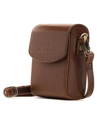Funda de cámara de cuero MegaGear MG883 para Nikon A1000/A900