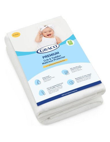 Protector de Colchón Impermeable Graco para Cuna - Paquete de 2